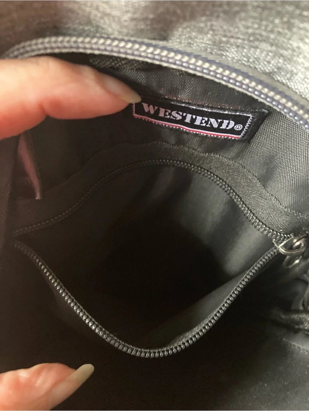 Men's Gray Crossbody Sling Bag Gray - Westend